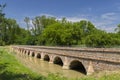 Portz Insel bridge near Mikulov, Southern Moravia, Czech Republic Royalty Free Stock Photo