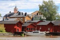 Porvoo (BorgÃÂ¥). The Old Town Royalty Free Stock Photo