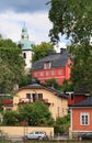 Porvoo (BorgÃÂ¥). The Old Town Royalty Free Stock Photo