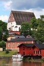 Porvoo (BorgÃÂ¥). The Old Town Royalty Free Stock Photo