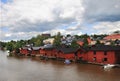 Porvoo (BorgÃÂ¥). The Old Town Royalty Free Stock Photo