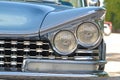 Porvoo, Finland - July 25, 2015: Buick Electra, 1959, headlight Royalty Free Stock Photo