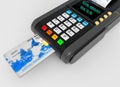 Pos and credit card. Digital payment tool that allows you to fight tax evasion.