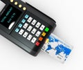 Pos and credit card. Digital payment tool that allows you to fight tax evasion.