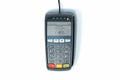 POS payment terminal. NFC payments concept. 3d rendering. Royalty Free Stock Photo