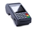 Pos terminal device for reading banking cards