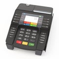 POS Terminal isolated on white background. 3D illustration Royalty Free Stock Photo