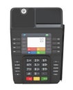 POS Terminal isolated on white background. 3D illustration Royalty Free Stock Photo