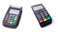 Pos terminal on white background Royalty Free Stock Photo