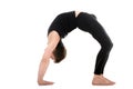 Pose Urdva Dhanurasana Royalty Free Stock Photo