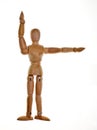 Posed Wooden Mannequin Royalty Free Stock Photo