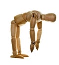 Posed Wooden Mannequin Royalty Free Stock Photo