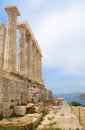 Poseidon temple, Greece Royalty Free Stock Photo