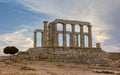 Poseidon temple, Sounio, Greece Royalty Free Stock Photo