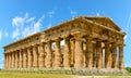 Poseidone temple Paestum Italy Royalty Free Stock Photo