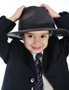 Posetive kid Royalty Free Stock Photo
