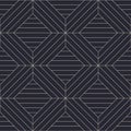 Posh Neat Classic Motif Outline Grid Seamless Pattern Vector Abstract Background