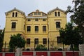 Posh residential building in typical spanish style in Granada