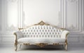 Posh Sofa Styling in a Formal Parlor against a White Backdrop