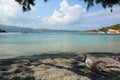 Posidonio bay. Samos island. Greece Royalty Free Stock Photo