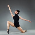 Posing ballet dancer