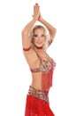 Posing bellydancer