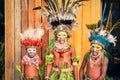 Posing children in Papua New Guinea