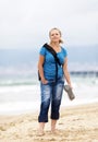 Posing girl outdoors Royalty Free Stock Photo