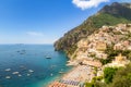 Positano in Amalfi Coast, Campania Sorrento, Italy Royalty Free Stock Photo