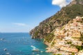 Positano in Amalfi Coast, Campania Sorrento, Italy Royalty Free Stock Photo