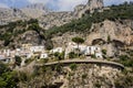 Italy. View of the town and the seaside on sunny summer day Royalty Free Stock Photo