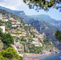 Positano, Amalfi Coast, Campania, Sorrento, Italy Royalty Free Stock Photo