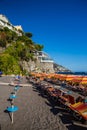 Positano Beach - Amalfi Coast, Italy Royalty Free Stock Photo