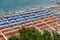 Positano beach in Amalfi Coast, Naples, Italy Royalty Free Stock Photo