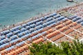 Positano beach in Amalfi Coast, Naples, Italy Royalty Free Stock Photo