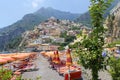 Positano from the Beach