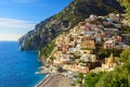 Positano coast view Royalty Free Stock Photo