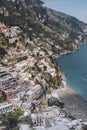 Positano landscape amalfi coast italy Royalty Free Stock Photo