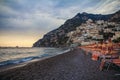 Positano sunset Royalty Free Stock Photo