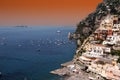 Positano sunset Royalty Free Stock Photo