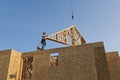 Positioning roof trusses