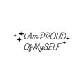 Positive Affirmation Quote for Self Love Royalty Free Stock Photo