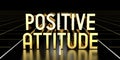 Positive attitude concept, road - 3D rendering Royalty Free Stock Photo