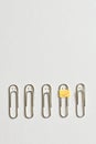 Positive Attitude Paper Clip On Pappers Royalty Free Stock Photo