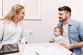 Positive delighted doctor looking at her patient Royalty Free Stock Photo