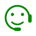 Positive dispatcher smilies, happy smiley emotion, by smilies, cartoon emoticon