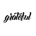 Positive energy Quote design - Grateful