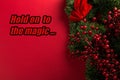 Positive Hold on to the magic message for Christmas 2020 with pandemic