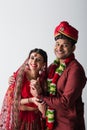 positive indian husband and wife in
