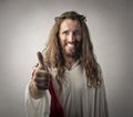 Positive Jesus Royalty Free Stock Photo